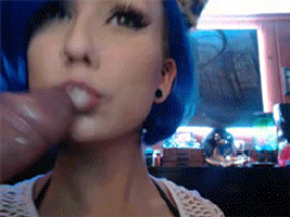 Messy Emo Toy Deepthroat