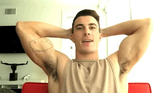Love this guy and his furry pits!