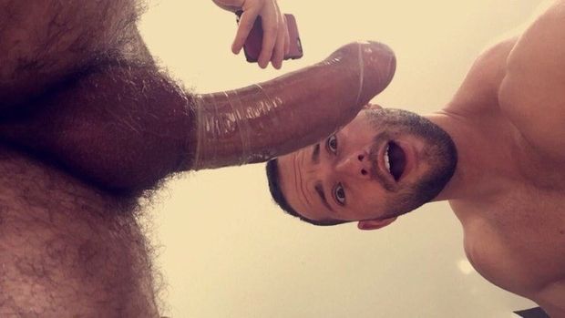 Someone's about to get fucked! And he's pretty stoked!