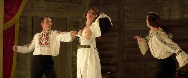 Keira Knightley Nude Tits in ‘Colette’