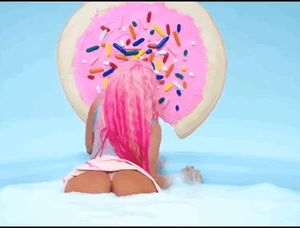 Nicki Minaj reaches for you