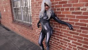 black spider cosplay