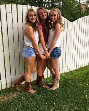 Hot teens in tight shorts