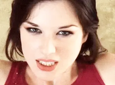gif - close up of cute brunette getting fucked
