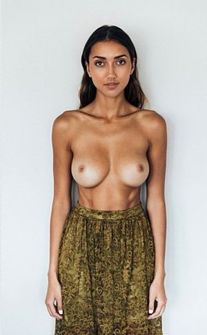 Skinny Indian breast