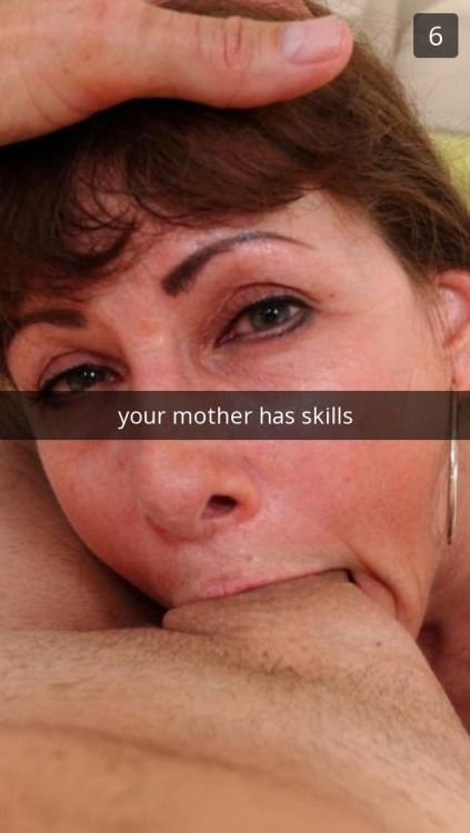 mom on snapchat