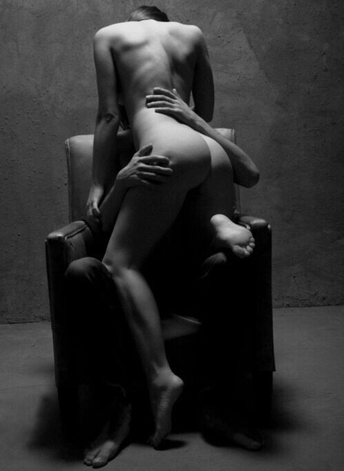 Climbing into his chair