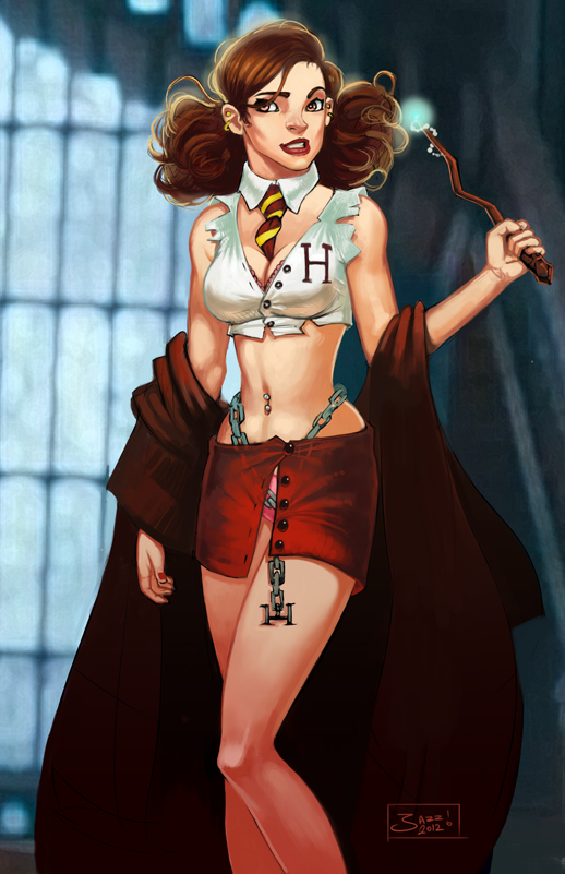 Hermione Pin-up by jazreet911