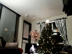 running around with christmas
