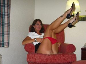 Brunette MILF in High Heels Getting Ready For Sex - More Horny MILF's at yourmilfpleasures com
