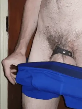 Whipping out my hard cock for you again