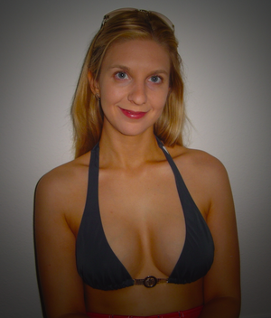 Hot Blonde MILF with Perfect Cleavage