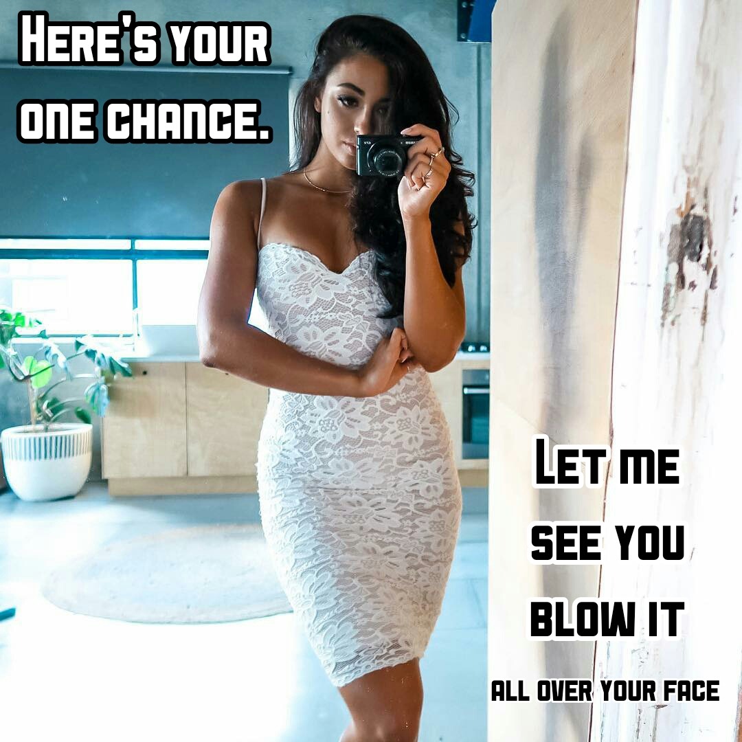 femdom humiliation caption
