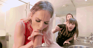 A good slut doesn't care if she's being watched