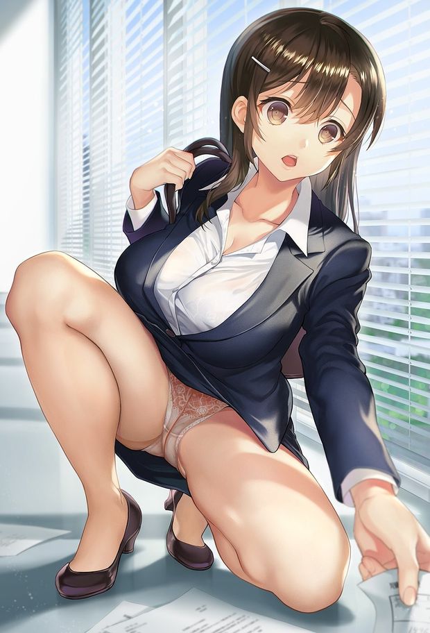 Dropped her papers