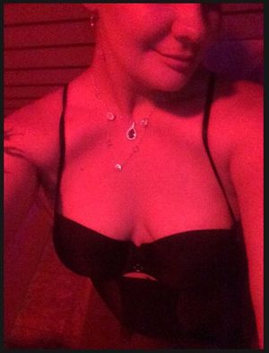 @ a party somehow her top got pulled off