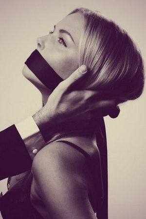 Look what happens when you don’t shut up when told to, now you have to wear this tonight at the dinner party