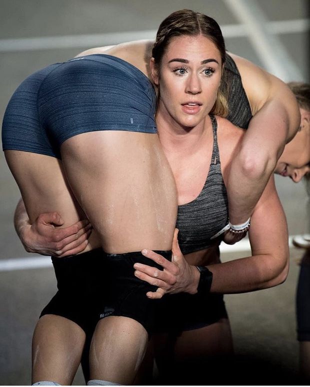Brooke Wells carries teammate to be fucked