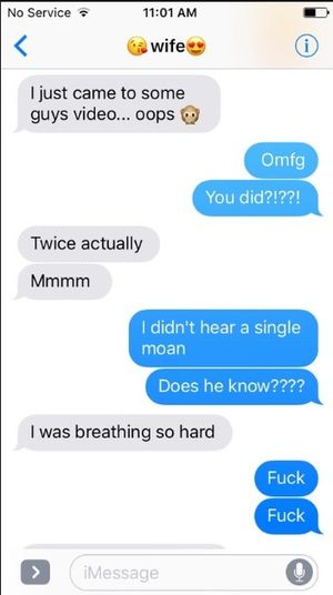 My wife rubbing it in my face