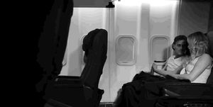 I got lucky on the plane today