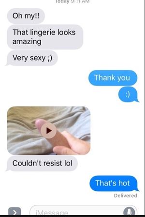 This is one of two some guy from online greeting my wife