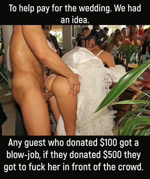 We made more than the wedding cost.