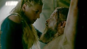 Katheryn Winnick Rides a Slave in ‘Vikings’