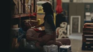 Alexandra Daddario grinds away on cock