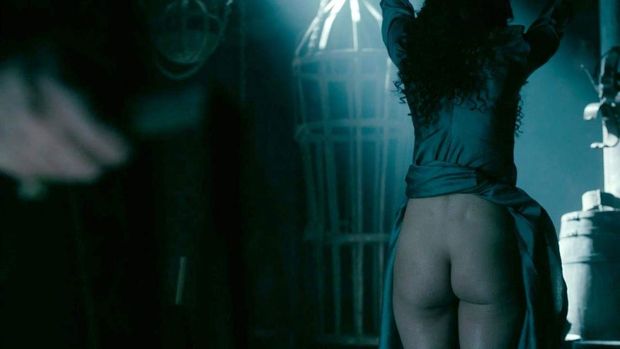 Karen Hassan Ass Whipping Scene from ‘Vikings’