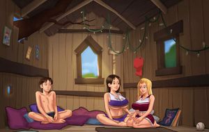 Summertime Lesbian Cheerleaders