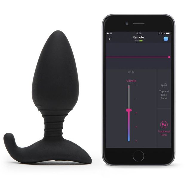 Plug lovense hush vibrating remote, Ø: 4.6cm, length: 12cm
