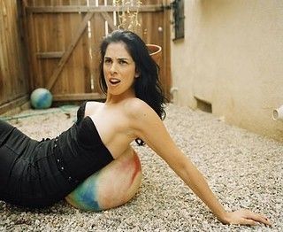 Sarah Silverman comedian actress is a raven hottie