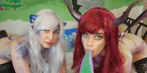 Cosplayed Duo On Tentacle