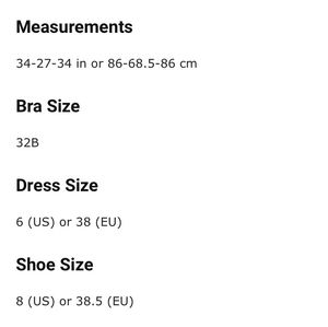 Amber Heard body measurements