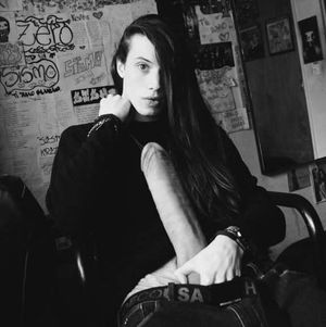 Long haired twink with a huge cock, perfect!