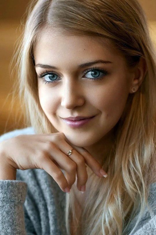 Stunning blue eyed blonde