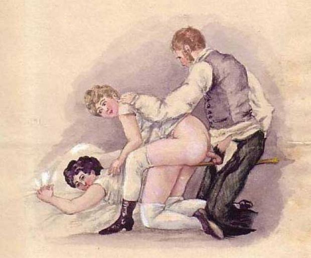 Vintage porn drawings for incredible pleasure   from Vintage Cartoon  category