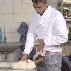 Dude fucks MORE pizza dough