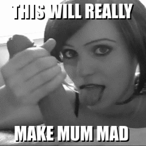 Nothing says "rebel goth phase" like fucking your brother, right sis?