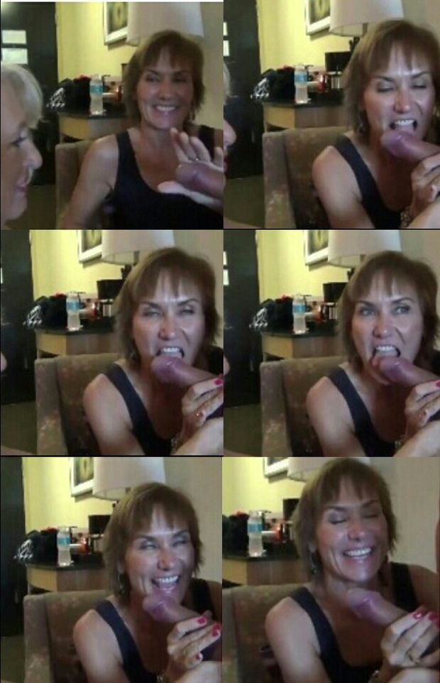 So cute - Sweet mature lady - one of my favorites - how sweet and careful she brings the yyoung cock to her mouth - she is very happy