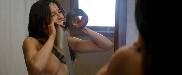 Michelle Rodriguez Topless Scene from ‘The Assignment’