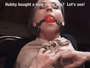 Well...that blouse isn’t be worn to the office anymore...