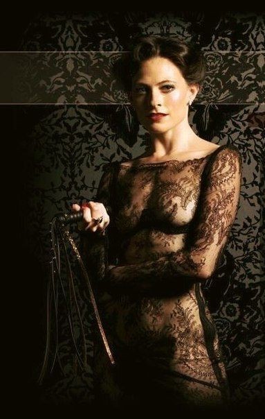 Lara Pulver as Irene Adler in Sherlock