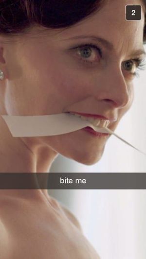 Lara Pulver as Irene Adler in Sherlock