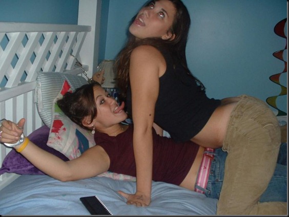 teens having fun