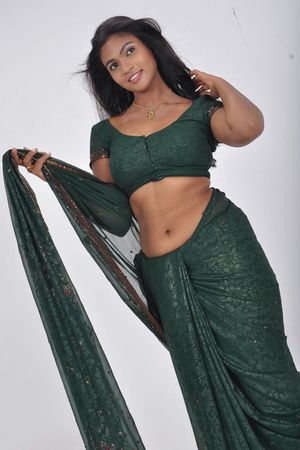 sexy brunette with amazing navel