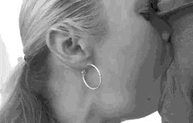 She winks after disgorging huge cock