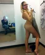 pretty milf taking selfie naked