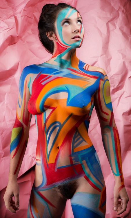 Miss E painted up for a party