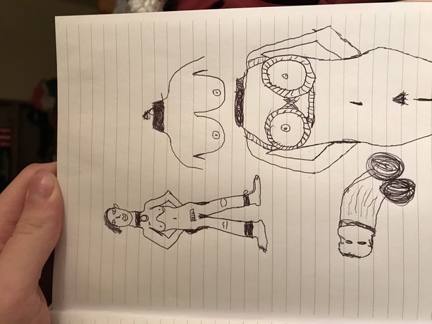 First time drawing BDSM